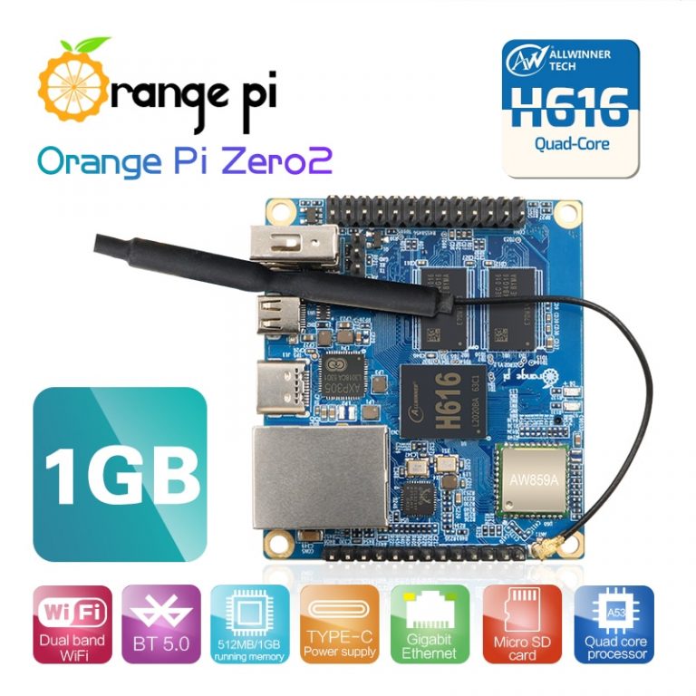 Orange Pi Zero LTS 256MB H2+ Quad Core Open-Source Mini Single Board ...